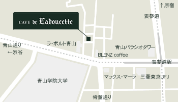 地図　CAVE de Ladoucette （カーヴ・ドゥ・ラドゥセット）